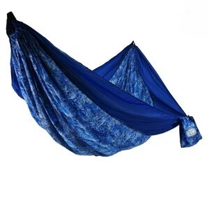 Equip Two Person Travel Hammock Blue Tie Dye 500 lb Weight Capacity New With Tag